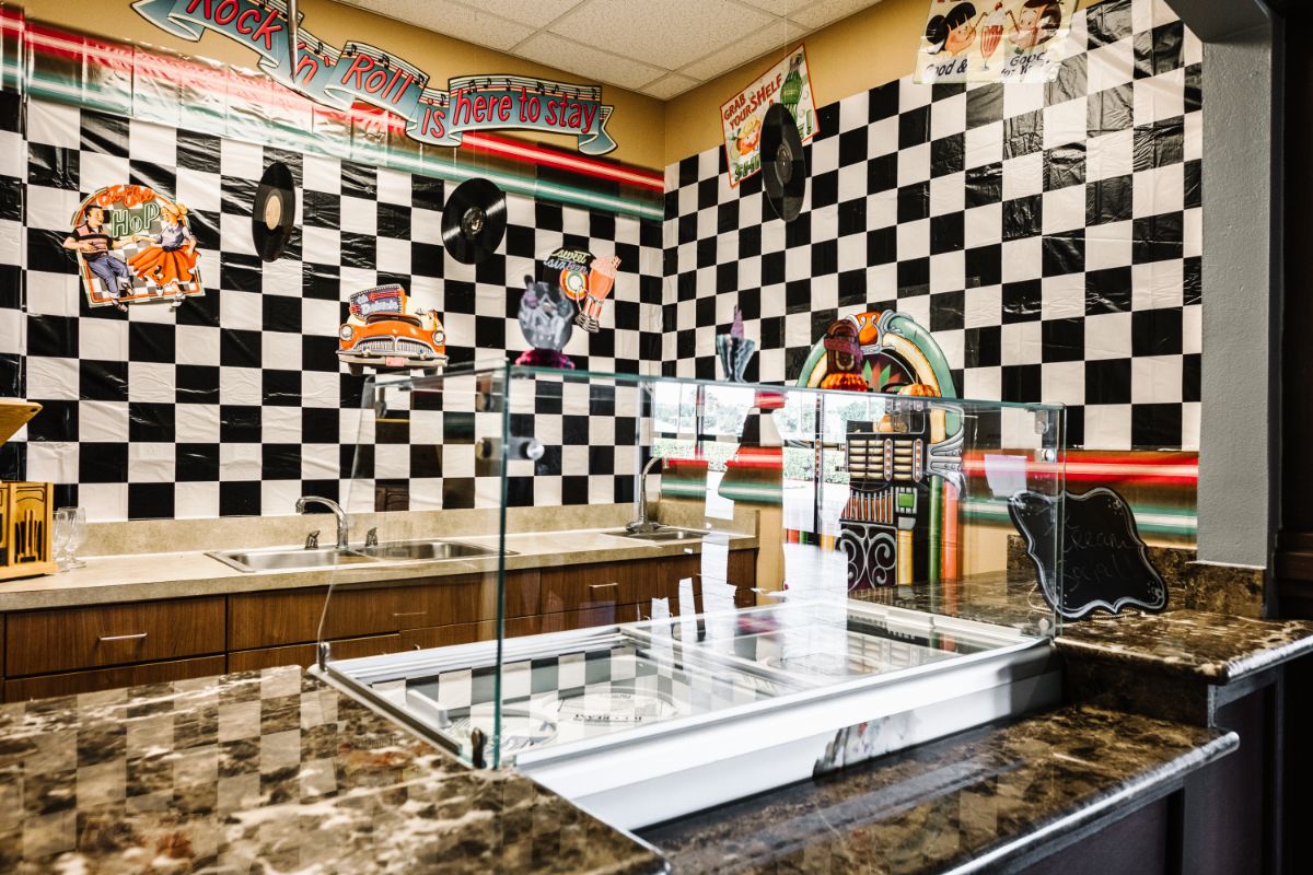 Ice Cream bar at The Hampton at Meadow Place