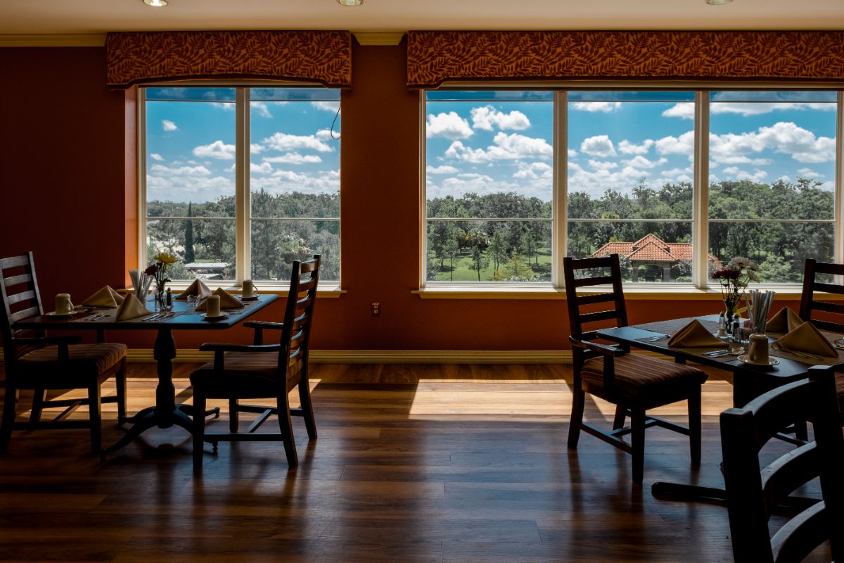 Dining area at The Hamptons at Meadows Place