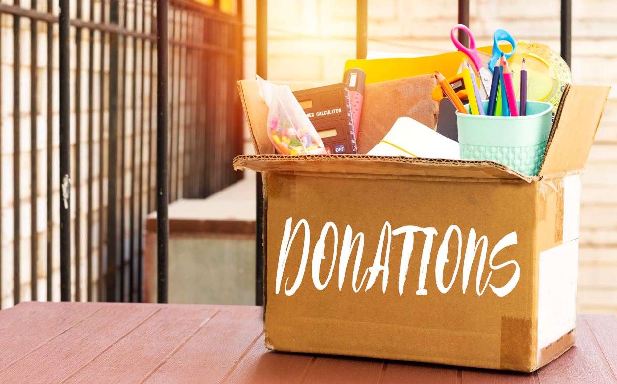 Back to School Donation Box